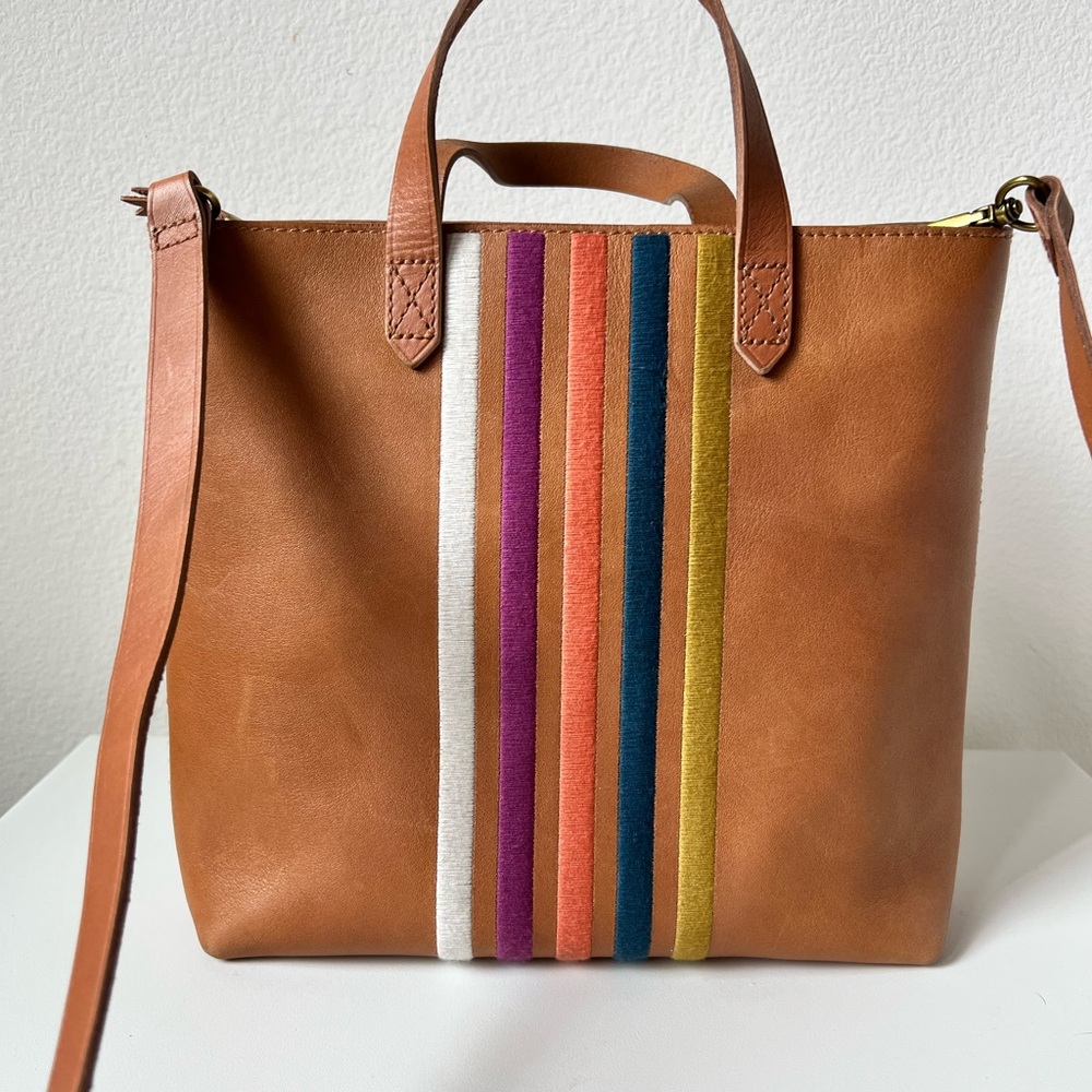 Madewell Small Transport Striped Crossbody